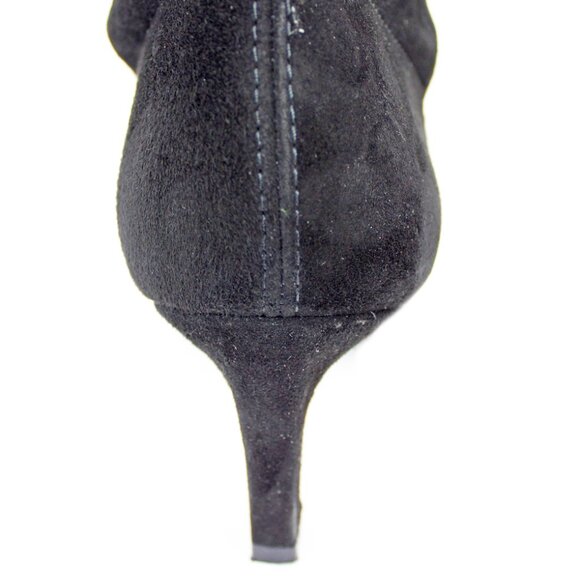 Stuart Weitzman Women's Black Suede Knee Length Boots: Size 8.5 M - Picture 4 of 8